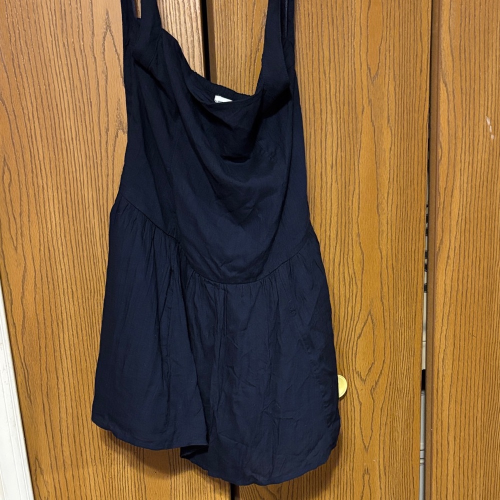 Hollister Navy halter romper